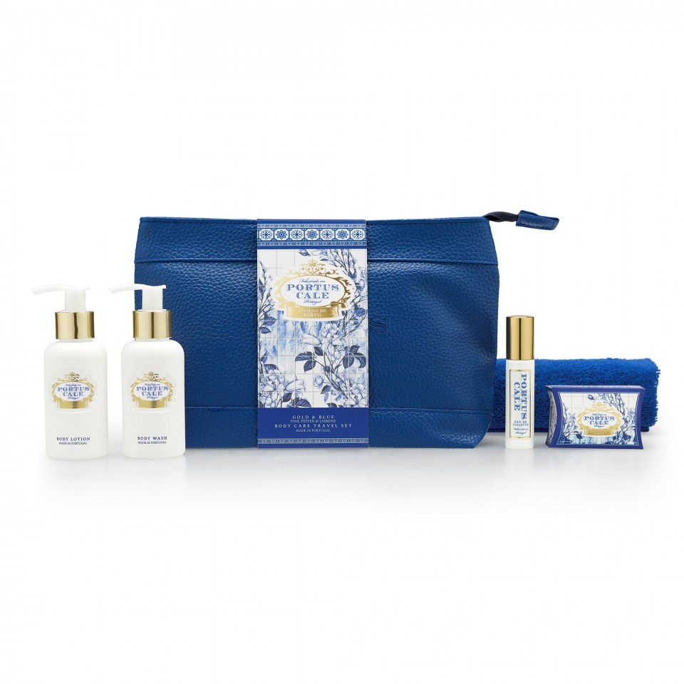 Kit de Viagem Portus Cale Gold&Blue