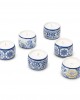 Conjunto de Velas Aromáticas Portus Cale Gold&Blue